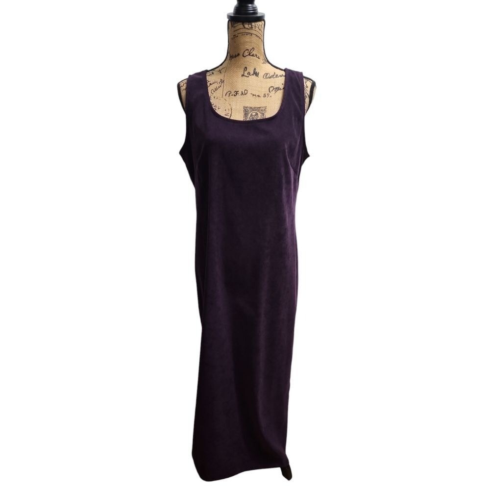Jessica Howard Maxi Dress Sleeveless Purple Casual Career Size 12‎